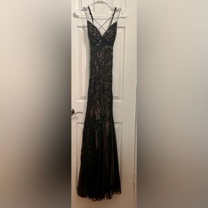 Prom B Darlin Prom/Formal Black Beaded Dress